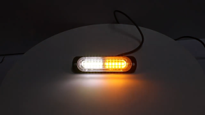 10 LED ไฟเตือนฉุกเฉินแบบบางพิเศษ สำหรับรถยนต์ SUV รถบรรทุก รถจักรยานยนต์ 12-24V สากล