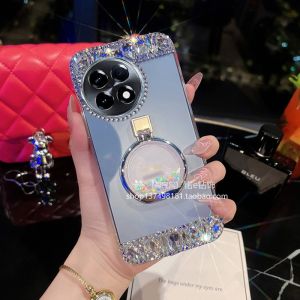 Oppo Ace2 pro Luxury Diamond Waterproof Sand Bottle Stand Mobile Phone Case Womens Style Creative Fashion Protective Cover