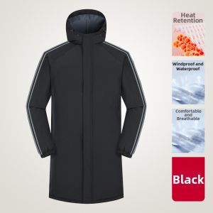 Winter Training Custom Mens Cotton Coat Long Waterproof Thick