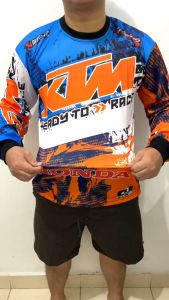 Baju Motocross Berkualitas: Jersey Trail Printing & Kaos Balap Motor Cross Lengan Panjang