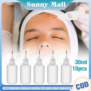 30ml  jarum botol 10pcs botol Lem quilling Botol aplikator Henna Tutup Needle Dropper Bottle