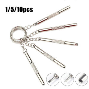 3 In 1 Glasses Screwdriver Eyeglass Screwdriver Watch Repair Kit With Keychain Portable Hand Tools Precision Screwdriver Tools