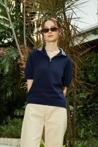 Ane Barneys Knitted Polo เสื้อโปโล ไหมพรม 3 สี - Ane.Wear