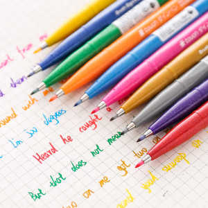 Colorful Soft Brush Pen for Calligraphy Practice Watercolor Painting Journaling Beautiful Pen Touch Sensitive Writing Tool