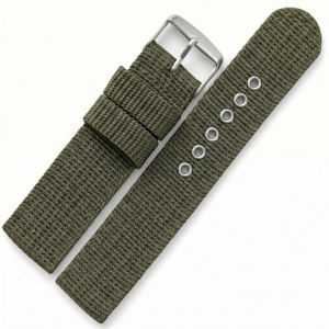 18 20 22 24mm Universal Nylon Watchband Sport Canvas Strap 4 Colors Replacement Bracelet Men Women Accessories