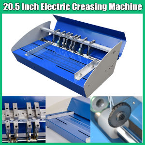 20.5 Inch Electric Creasing Machine 3 In 1 Electric Paper Creasing Machine 520mm Card Folding Dotted Line Cutting Scoring Scorer Creaser