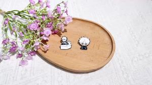 Bandai | 2 Chiếc Hoạt Hình Hành Động Men Pin Thổ Cẩm Sáng Tạo Huy Hiệu Kim Loại Trang Sức Cho Ba Lô Quần Áo Lễ Hội Quà Tặng Cho Người Lớn 18 +