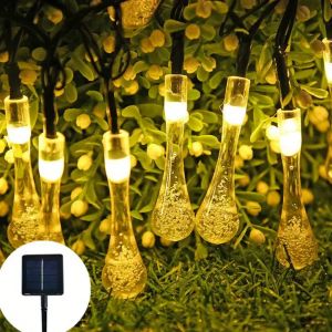 Solar Water Droplet Lights: Perfect Outdoor Christmas Decor