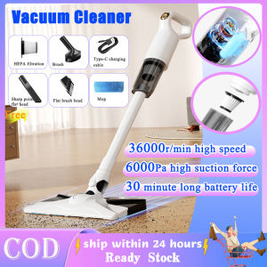 Vacuum Cleaner For Home Cleaner Handheld Small Vacuum Cleaner 6000Pa Strong Suction Portable Vacuum Cleaner Wet & Dry Detachable Dust Bin Rechargeable Heavy Duty