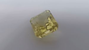 Natural Lemon Yellow Brazil Quartz 19.62 Cts. Emerlad Cut Eye Clean Grade AAA+ Loose Gemstone