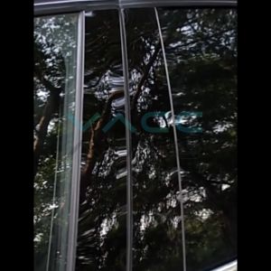 Honda HR-V Door Pillar Protector Sticker Piano Black Carbon Fiber Design HRV / VEZEL (2022-2024) Car Accessories Vacc Auto