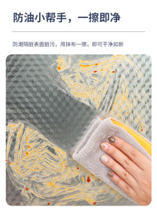 Kitchen Greaseproof Stickers Non-Fireproof High Temperature Resistant Cooking Bench Wallpaper Waterproof Moisture-Proof Self-Adhesive Kitchen Cabinet Aluminum Foil Tin Foil