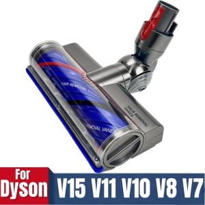 Upgrade Anti-Tangle Quick Release Vacuum Head For  Dyson V7 V8 10 V11 V15 Cordless Vacuum Cleaners High-Power Brush Roller