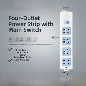 Bull Wireless Power Socket Extension Lead Multi-Functional Home Use Electric Supply No Wire Needed Overload Protection