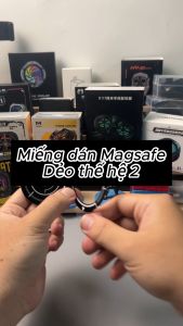Miếng dán Magsafe dẻo thế hệ thứ 2 sử dụng cho quạt tản nhiệt sò lạnh dạng hít - Hít cực chắc - Hít cực chắc - Mỏng 0.15