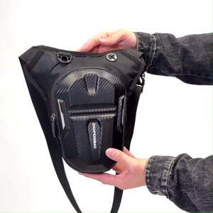 Ready Stock!! ZFB Motorcycle Leg Bag (S) Size Men Sling Bag Riding Bike Chest Bag Crossbody Bag Pu Leather