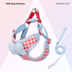 VOA | Dog Leash & Chest Harness for Small & Medium Dogs