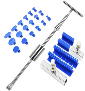 เครื่องมือซ่อมแซมรอยบุบรถยนต์ที่มีประสิทธิภาพ แผ่นดูดที่แข็งแกร่ง ไม่ต้องเจาะ ค้อนฟื้นฟูแบบไม่มีรอยต่อ Puller