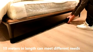 3/6M adjustable gap protection bumper Self Adhesive Furniture Sliding Strip anti-dust plug for sofa