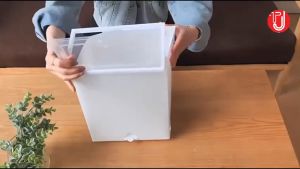 กล่องใส่รองเท้า กล่องรองเท้า กล่องรองเท้าพับได้ เปิดฝาด้านหน้า กล่องเก็บของอเนกประสงค์