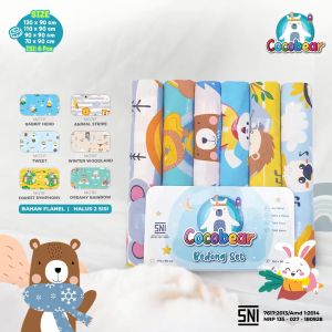 BB Mart Bedong Kain Bayi Multicolor Isi 6 Pcs - Bedong Bayi 110CM x 90CM
