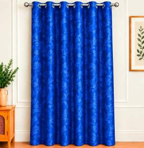 Elegant grommet jacquard satin wind 8 ring 6ft for window