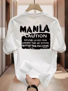 Áo Thun Cotton Nam Mùa Hè Dáng Rộng Cổ Tròn Tay Ngắn in Chữ Thời Trang Thường Ngày Đa Năng Cho Thanh Thiếu Niên