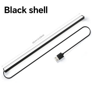 Metal Touch USB LED Under Cabinet Light Bar Warm White & Cool White Aluminum Casing Easy Mount for Kitchen Wardrobe Study Desk