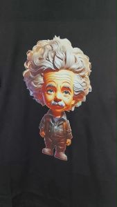 Kaos Pria 3 Dimensi Motif Animasi Profesor Albert Einstein Tshirt Oblong Katun 24s H0150 By Hans & co