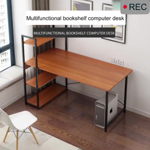 Computer Table Study table Desk with Shelves Home Office Desk for Students Office Table with Drawer Work Desk Study Table with Bookshelf