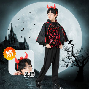 Halloween Childrens Vampire Costume Girls Cloak Cloak Party Witch Witch Cosplay Masquerade