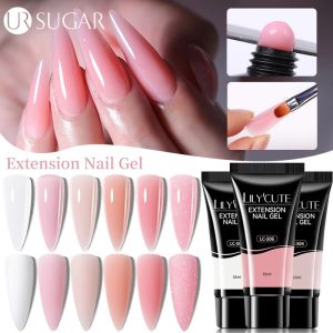 UR Gel UV Ngâm Nước Sơn Móng Tay UV Trắng Trong Suốt Bền Lâu 10Ml Nối Dài 10 Màu