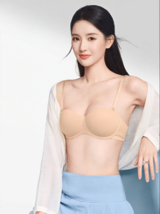 Secret World | Lift and Enhance Invisible Low Neck Half Cup Bra
