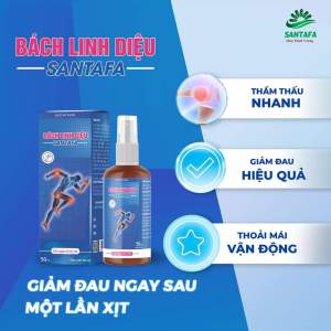 Xịt giảm đau nhức xương khớp tê bì tay chân (Bách linh diêu chai 50ml )