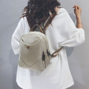 กระเป๋าเป้สะพายหลังผู้หญิงแบบลำลอง น้ำหนักเบา แฟชั่น ท่องเที่ยว กระเป๋าใส่หนังสือขนาดเล็ก กระเป๋าสะพายไหล่คู่สำหรับเดินทาง