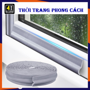 Thanh Dán Chặn Khe Cửa Nẹp Dán Miếng Dán Chắn Cửa Ngăn Côn Trùng Bụi Bẩn Chắn Gió Điều Hòa - Ron Dán Khung Cửa Lấp Kín Khe Hở Chặn Nước - Gioăng Dán Chặn Cửa Cách Âm Chống Thoát Nhiệt Va Đập Dán Được Mọi Loại Cửa