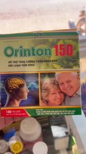 Viên Uống Bổ Não Orinton 150 - Giúp lưu thông não bộ-nhức đầu chóng mặt rối loạn tiền đình