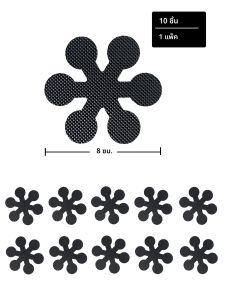 สติกเกอร์ดอกยางป้องกันการลื่น10ชิ้นแถบกาวระดับพรีเมี่ยมติดอ่างอาบน้ำสติกเกอร์รูปเกล็ดหิมะสำหรับอ่างอาบน้ำบันไดห้องอาบน้ำ