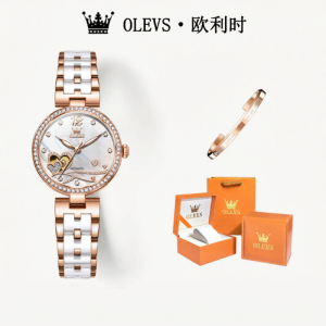 OLEVS | Elegant Niche Ceramic Womens Watch
