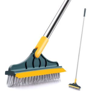 Sikat Sapu Pembersih Lantai 3in1 Gagang Panjang / Sikat Lantai  WC / Sikat Wiper Kaca Jendela