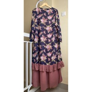 GAMIS MALAYSIA MOTIF REMPEL PEKANBARU