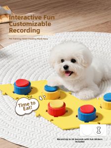 JKULNING | Pet Communication Training Toy Recordable Voice Button