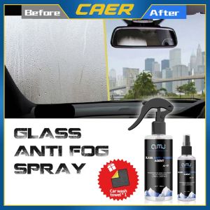 Glass Anti Fog Agent Car Rearview Mirrors Defogger Spray Longlasting Prevents Fogging Clear Vision Interior Windshield Auto Care