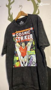 Kaos CRISTIANO RONALDO MU Stone Wash Oversize / Tshirt Manchester United VINTAGE COMICS FOOTBALL Distro Murah / Washing Oversized VINTAGE
