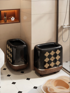 MEISD | Vintage Style Lightweight Luxury Large Capacity Wheel Bin