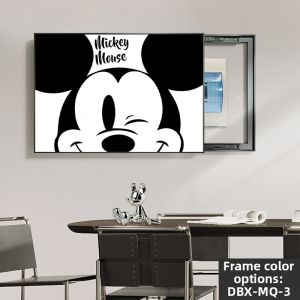 Decorative Electric Meter Box Cartoon Simple Style Sliding No-Drilling Artwork