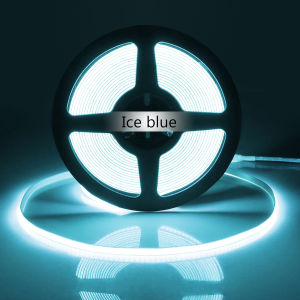 5MM PCB Width Super Bright FOB Single Color COB LED Strip Light Flexible Ultra Thin Neon Tape For Kitchen Cabinet Room Decor 12V