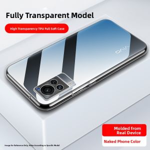HOPE YEAR(希望之年) | Transparent Soft Case for vivo iQOO 12 & iQOO 12 Pro Full Coverage Ultra Thin Silicone Protective Case
