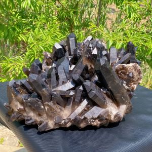 Cụm Đá Thạch Anh Khói Phong Cách Bohemian Chất Lượng Cao Trang Trí Nhà Cửa Quà Tặng Độc Đáo Cho Ngày Valentine Giáng Sinh Tết Nguyên Đán