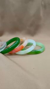 กำไลข้อมือหินหยก กำไลหินหยก 63mm